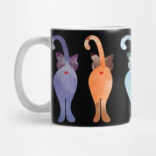 Cat Humorous Water Colour Mug